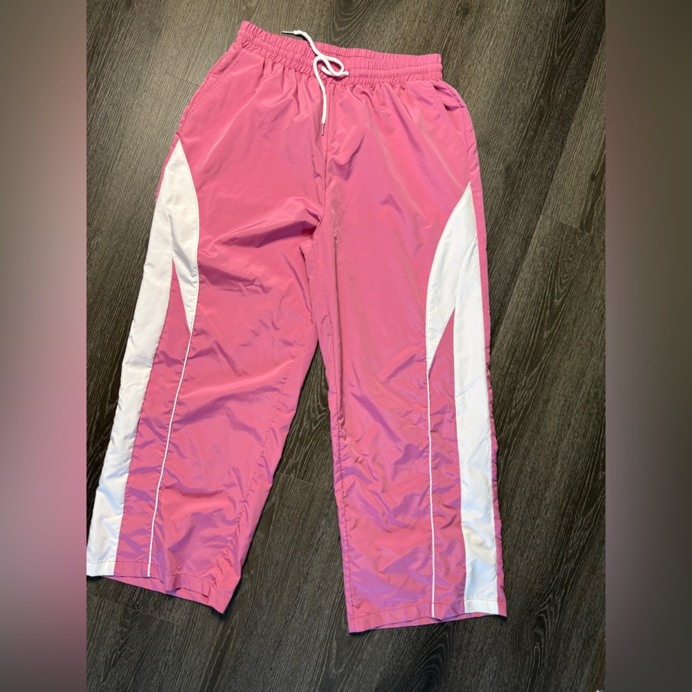 SHEIN Pink and White Joggers
